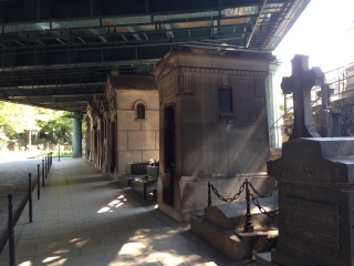 The Montemarte Cemetary, partially bridged